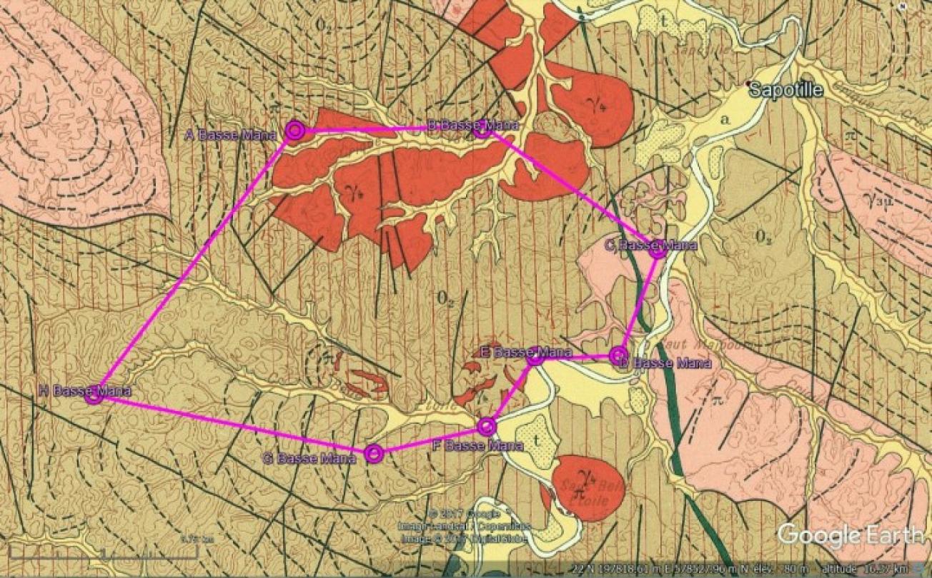 Demande de permis Basse Mana en Guyane
