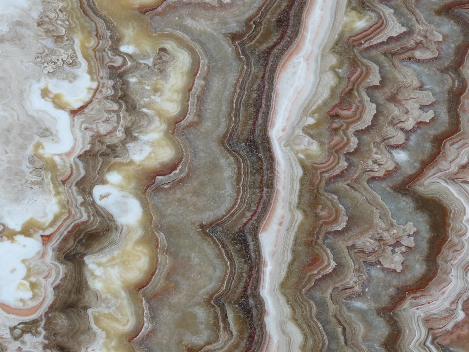 Agate polie utilisée en dallage