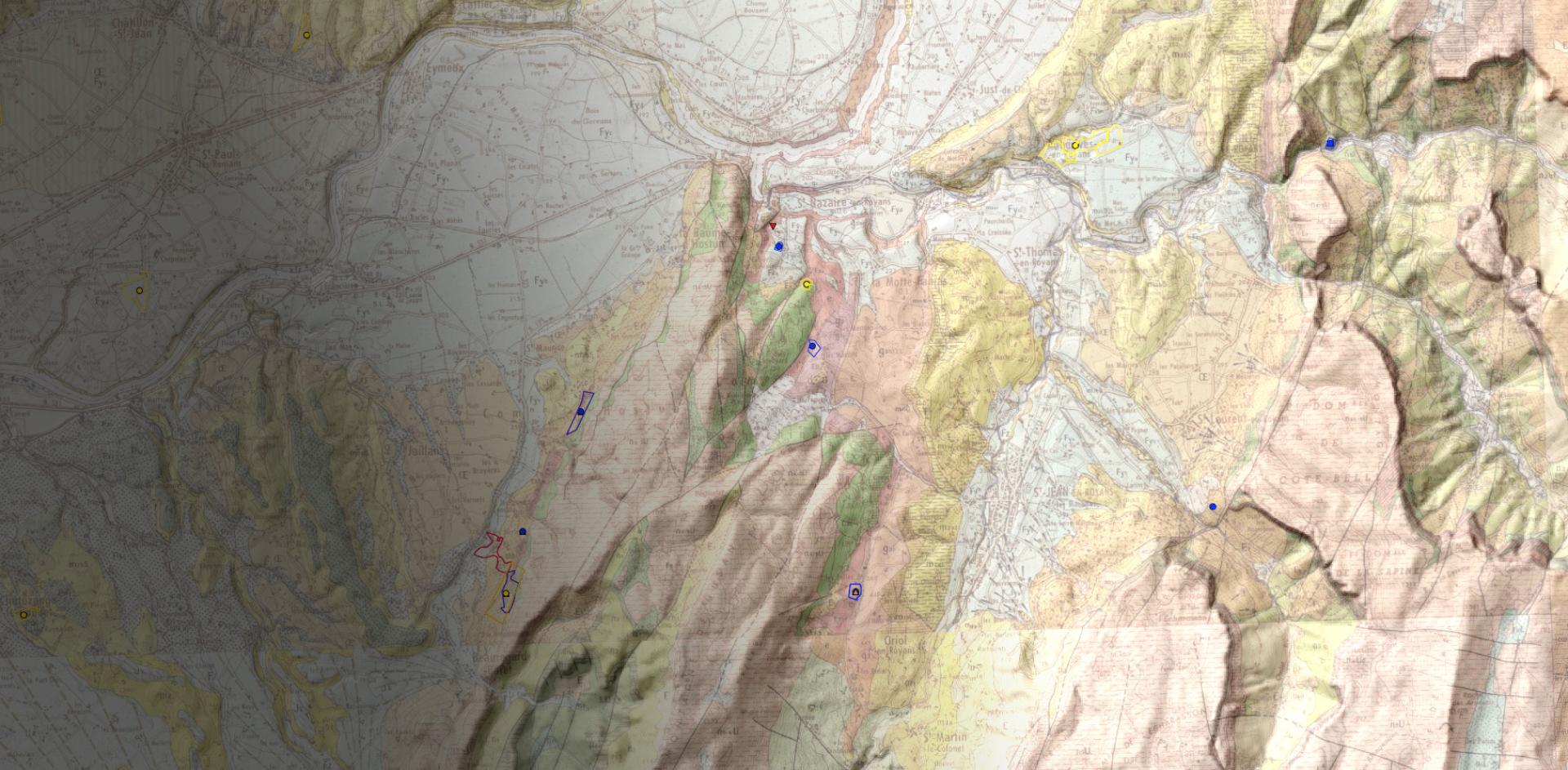 carte visualiseur - @ BRGM carte visualiseur