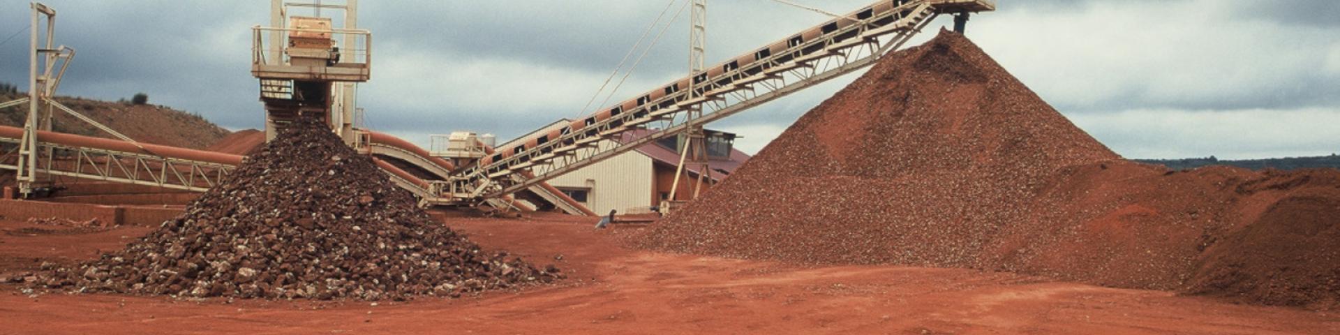 Mine de bauxite à Villeveyrac (Hérault) - © BRGM Mine de bauxite à Villeveryrac