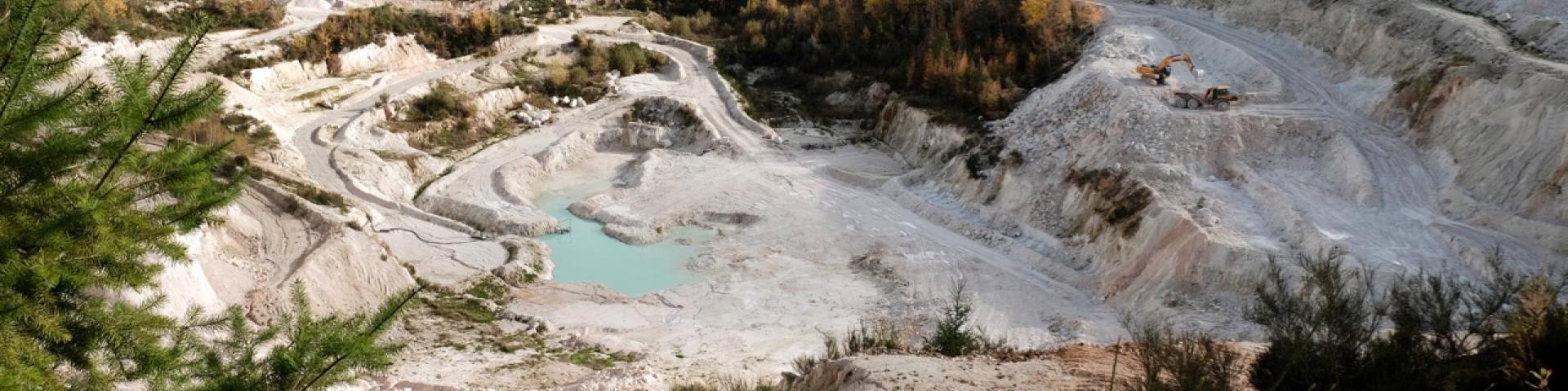 Carrière de kaolin à Beauvoir et lieu du projet d'extraction français de lithium d'Imerys - BRGM Beauvoir