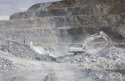 Carrière de talc de Luzenac