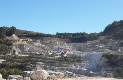 Carrière de kaolin d'Echassières (Allier)
