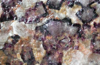 Cubes de fluorine à double coloration