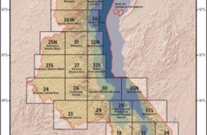 Couverture cartographique géologique prévue dans le cadre du projet © BRGM