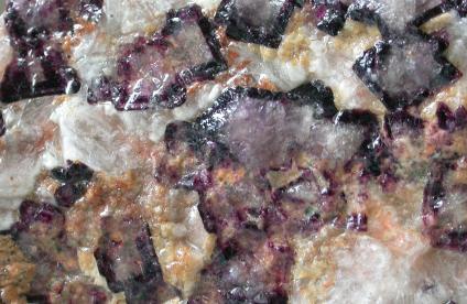 Cubes de fluorine à double coloration