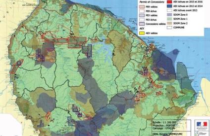 Titres miniers en Guyane