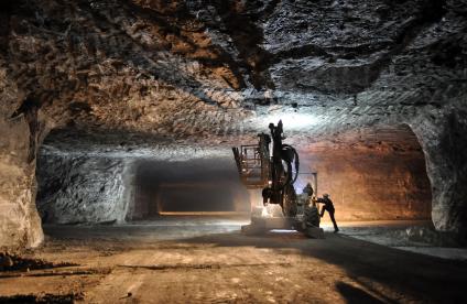 Travaux en mine souterraine