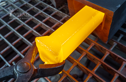 Lingot d'un métal du groupe du platine