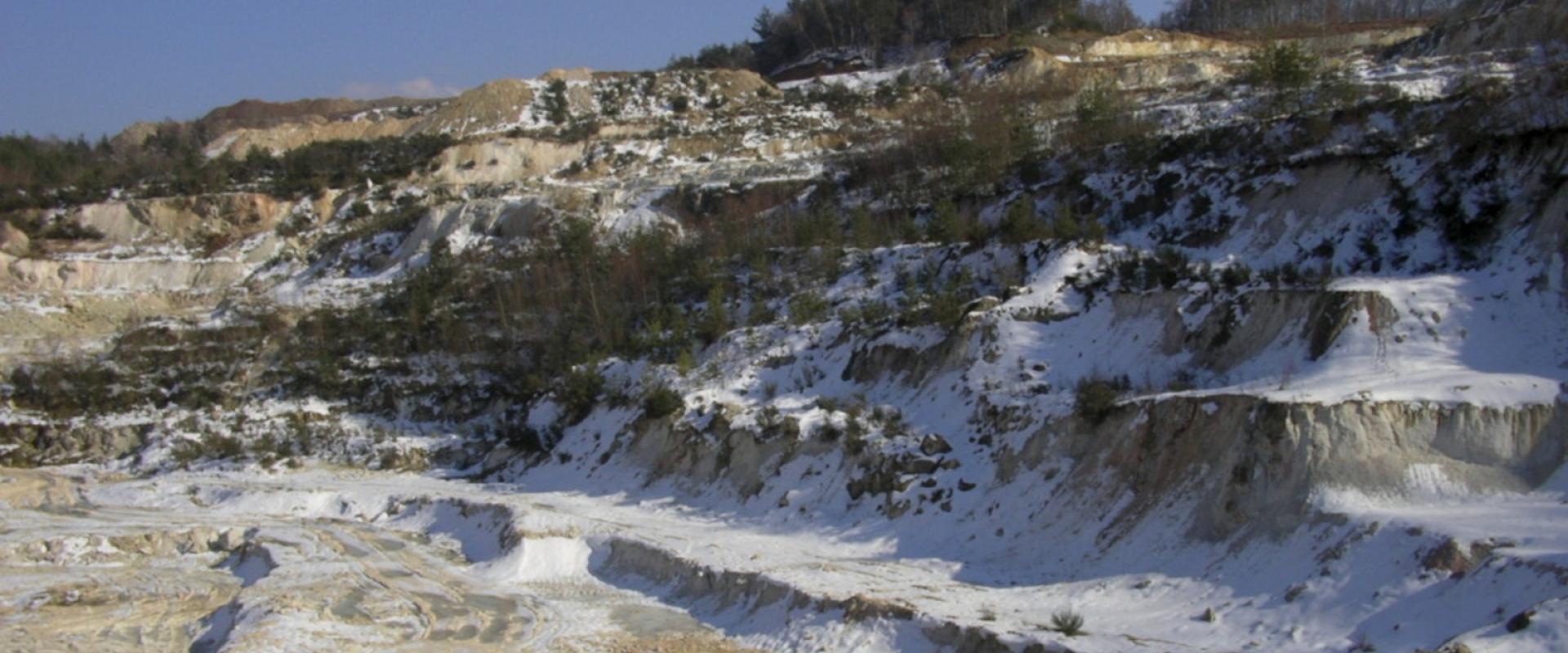 Visite de la mine de kaolin d'Echassières © BRGM - Jean-Michel Eberlé 