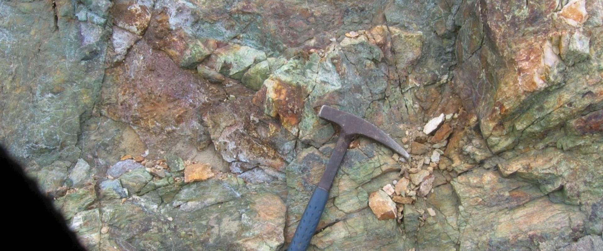 Un filon polymétallique en Algérie © BRGM - Patrick Lebret