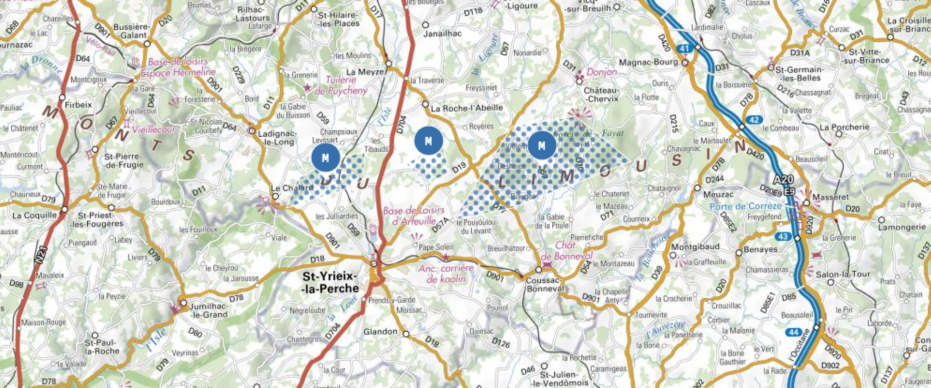 Carte PER Mines arédiennes