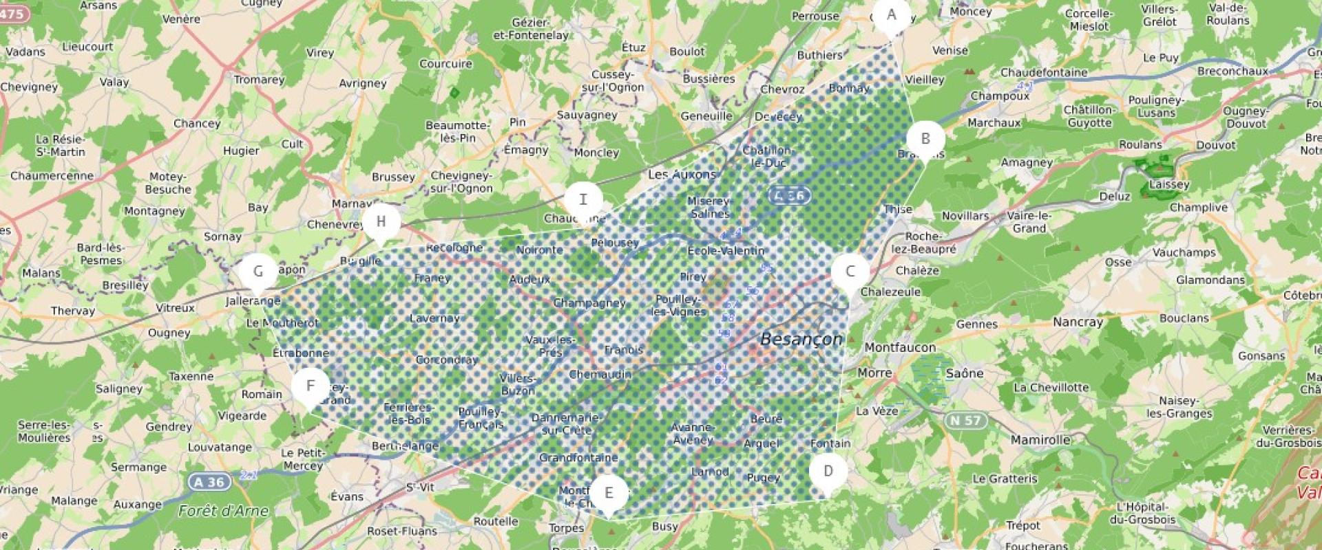 Localisation du permis sollicité