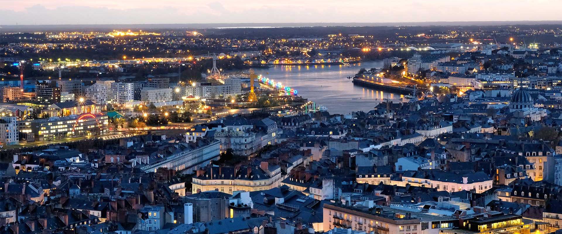 Vue aérienne de Nantes - metropole.nantes.fr Nantes