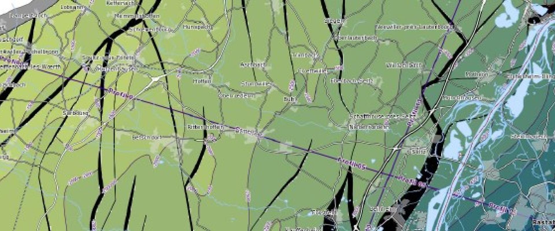 Carte profondeur toit du socle