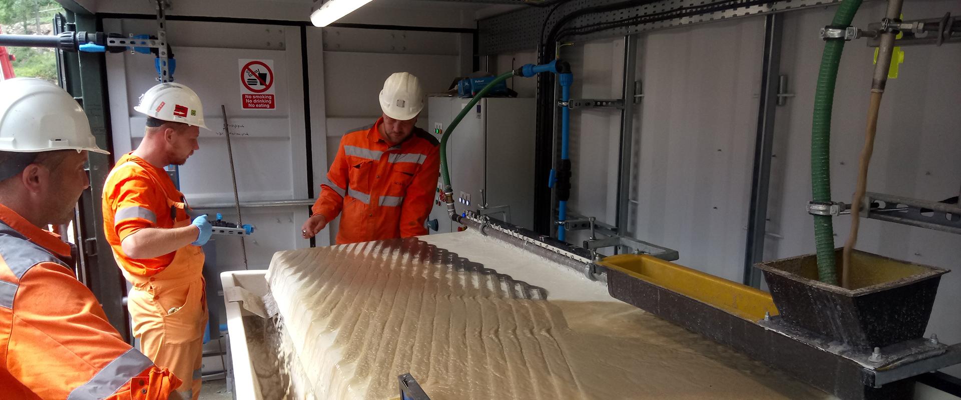 Table à secousses des modules du projet IM@CT