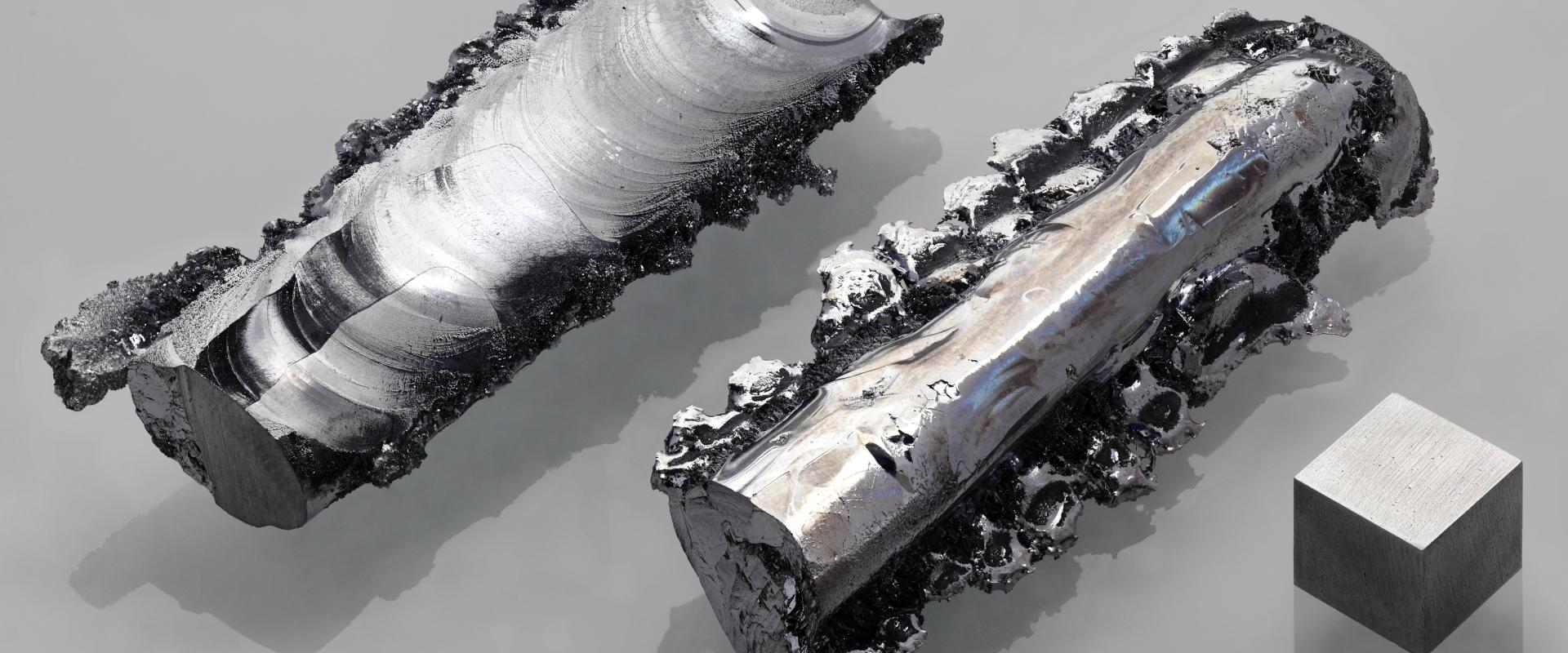 Échantillon de chrome à très grande pureté (>99,999%).