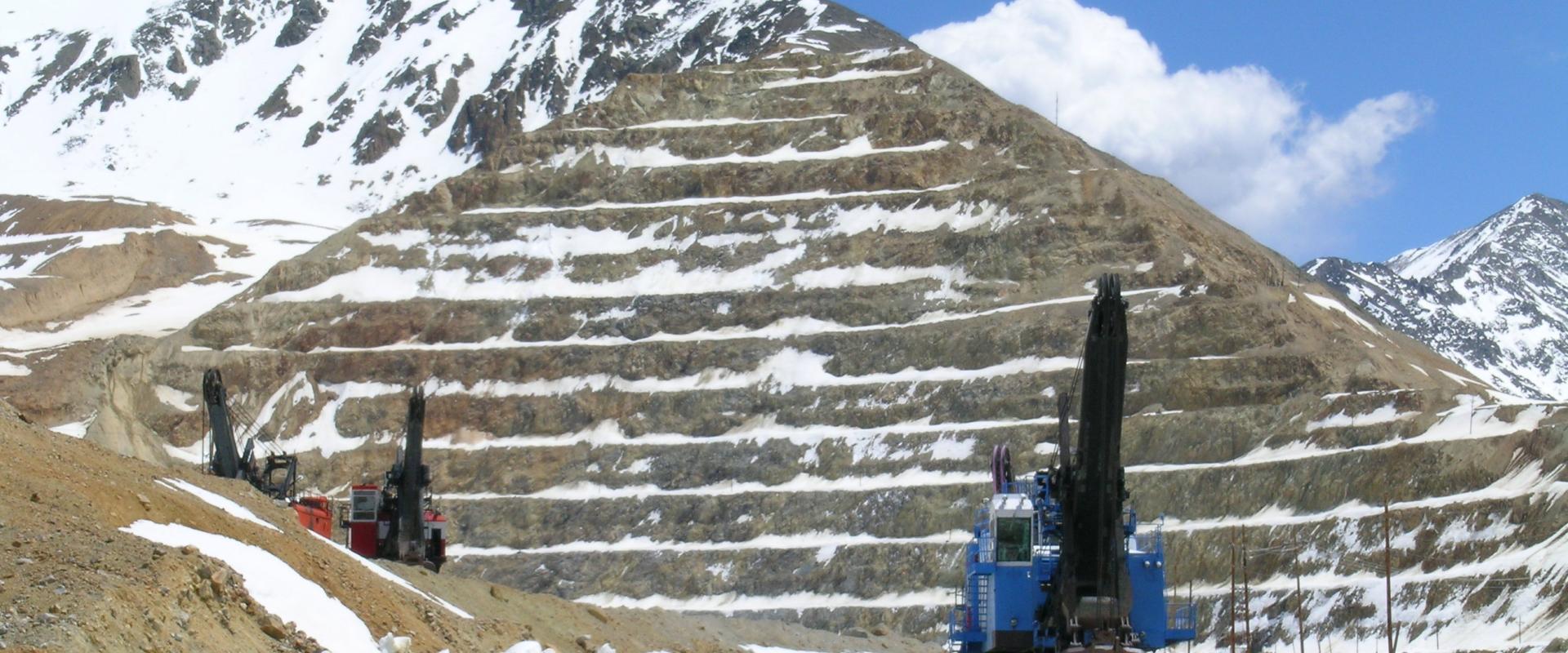 La mine de molybdène de Climax dans le Colorad - © BRGM - Johann Tuduri La mine de molybdène de Climax dans le Colorad
