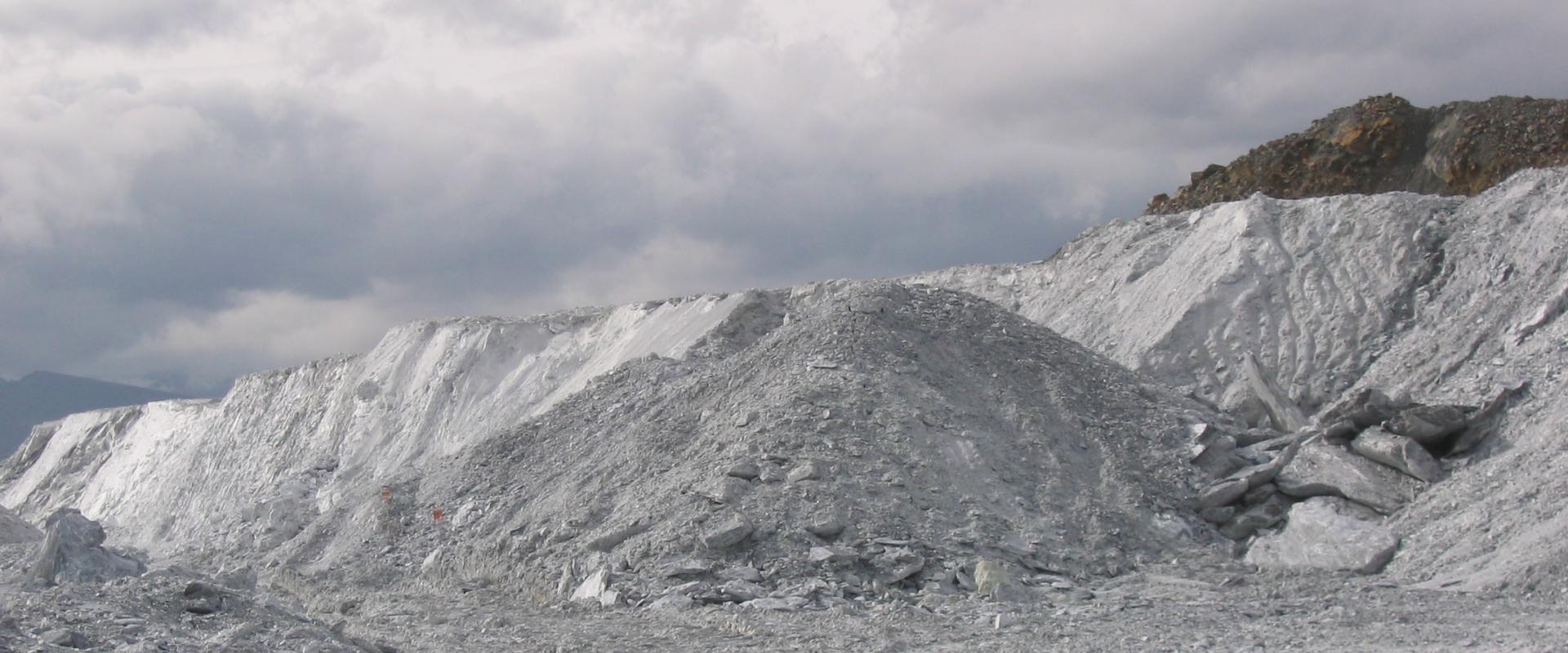 La carrière des Talcs de Luzenac - © BRGM - Patrick Lebret La carrière des Talcs de Luzenac