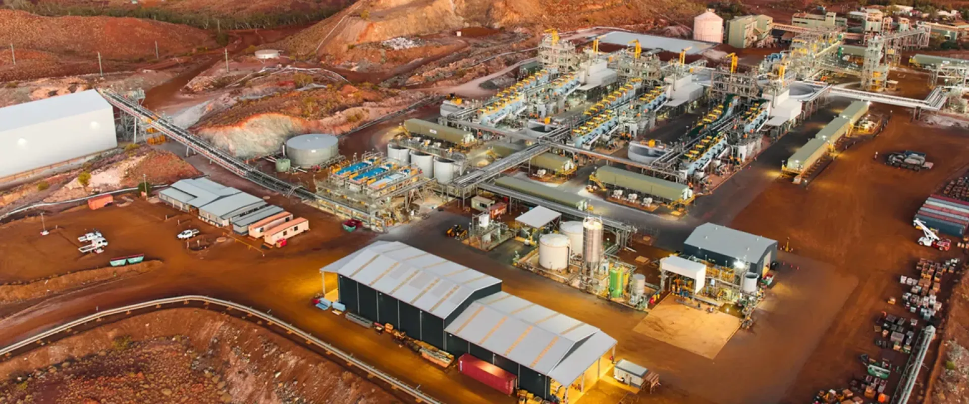 Installations du site de Wodgina en Australie