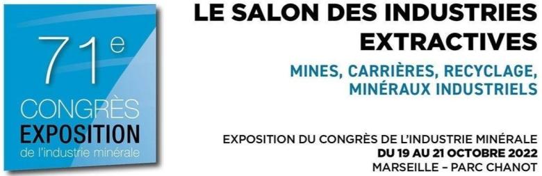 71ème congrès exposition de l'industrie minérale