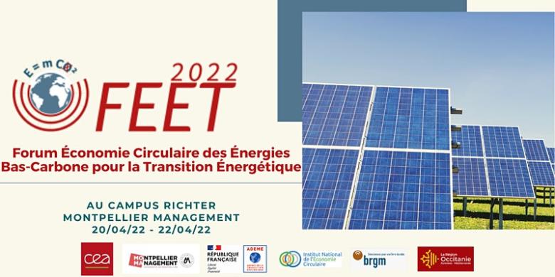 FEET 2022 - CEA ISEC, MOMA, BRGM, ADEME, INEC, Région Occitanie FEET 2022