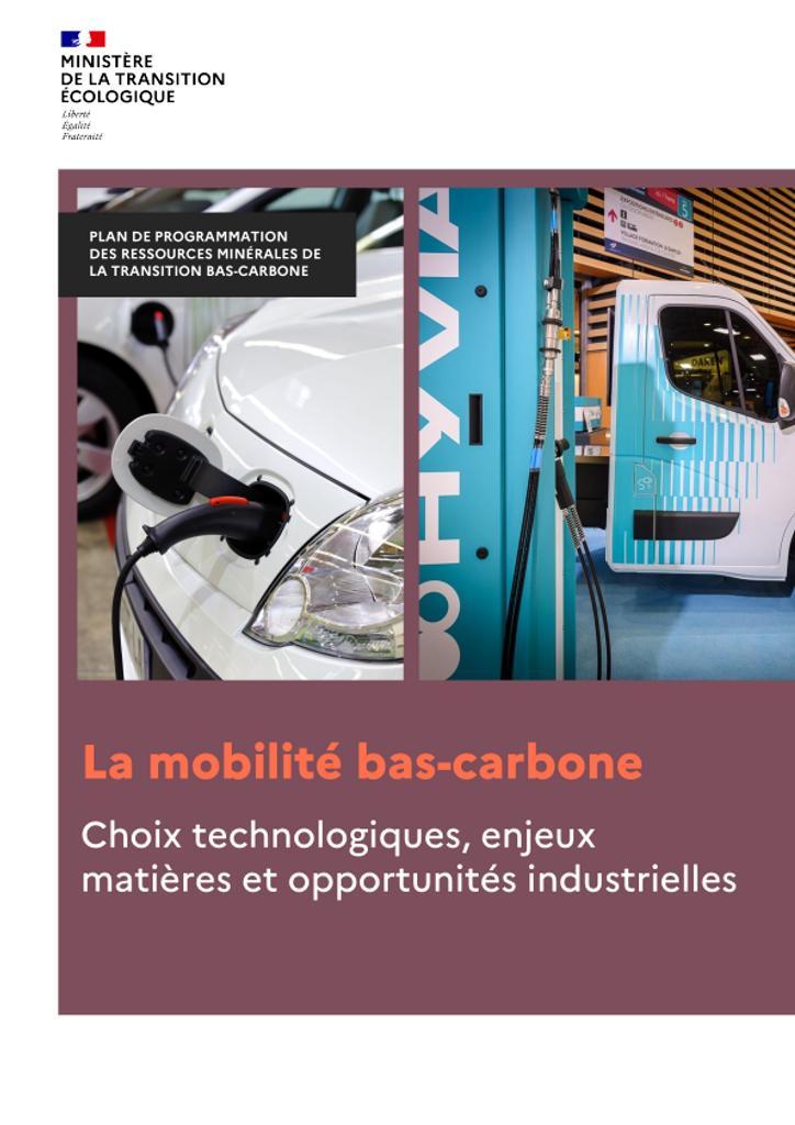 Plan de programmation des ressources - Mobilités bas carbone