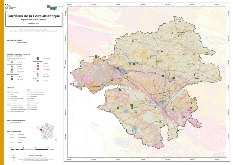 Atlas départemental des carrières de Loire-Atlantique