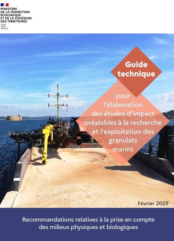 Guide technique granulats marins 2023